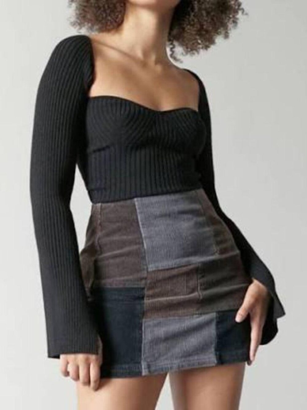 Urban Outfitters Women's Black Jumper